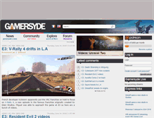 Tablet Screenshot of gamersyde.com